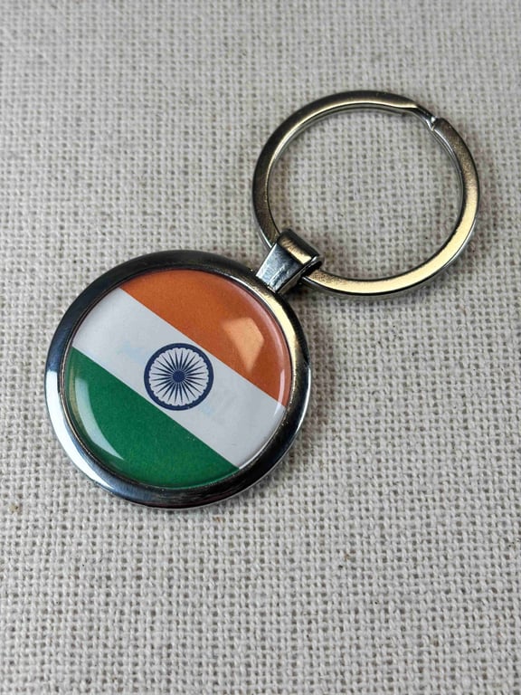 India Flag Keyring