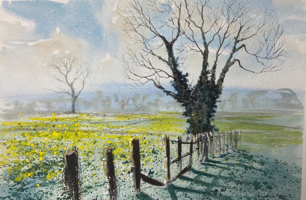 En plein air spring 2021 (Original Watercolour painting) watercolours, en plein 