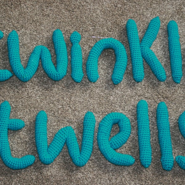 Your Name in Crochet! (5 letters) e.g HARRY, JAMES, BECKY, LEXIE