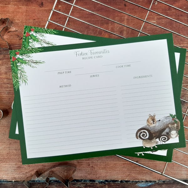 Festive Favourites Recipe Cards