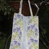 Large floral shopper bag made from Laura Ashley 'Pansies' fabric - free postage