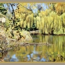 Gooderstone Water Gardens Norfolk Greeting Card A5