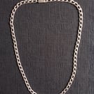Handmade Sterling Silver Curb Chain Necklace