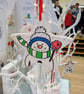 Snowman Ceramic Decoration - Image 2