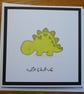 Dinosaur Birthday Card - Cutie Saurus - Image 1