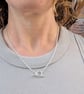 Sterling Silver T Bar Necklace - JBJ2068 - Image 3