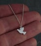 Petite Sterling Silver Dove Pendant – Peace and Hope Jewellery - Image 3