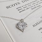 Recycled Sterling Silver Celtic Heart Pendant