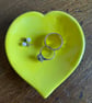 Heart-shaped ceramic trinket dishes - Image 5