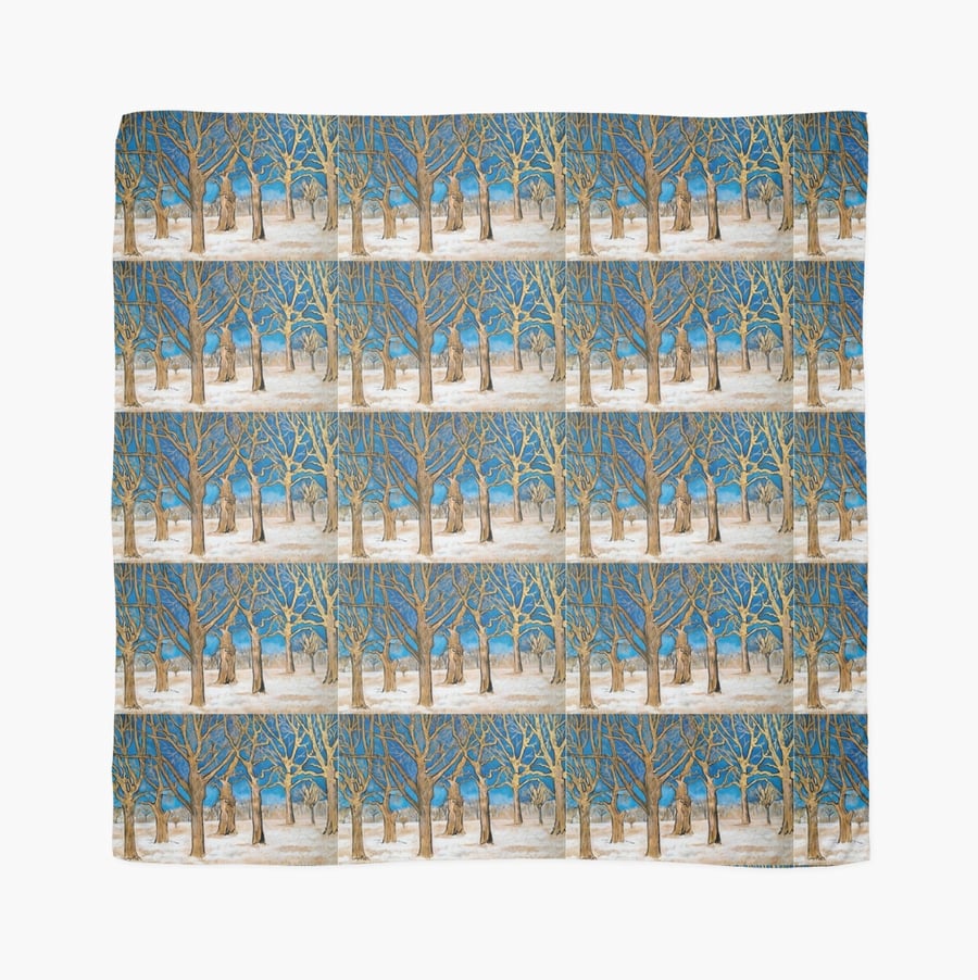 Beautiful Scarf Featuring A Design Based On The Painting ‘Sanctuary’