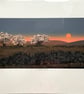 'Hawthorn Sunset' original screen print - Image 3