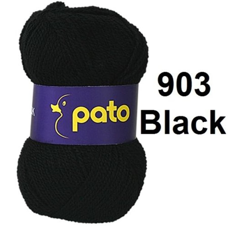Pato dk  -  packs of  10 x 100g  -  black