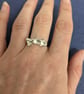 Sterling Silver Organic Nugget Ring - Image 1