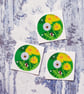 Dandelion Love 38mm round sticker - Image 2