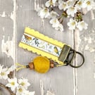 A Ribbon and Felt Keyring