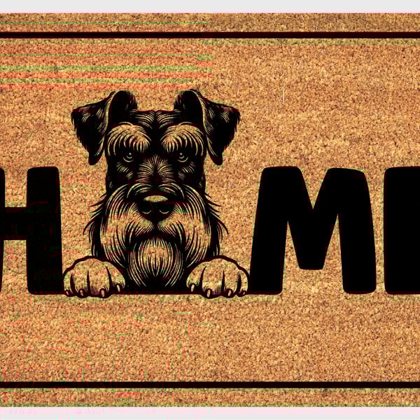 Giant Schnauzer Home Door Mat No.2 - Giant Schnauzer Welcome Mat - 3 Sizes
