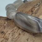 Golden Rulite Quartz, Brown Snowflake Obsidian, Maifamite, Grey Banded Agate