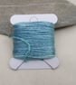 15m Natural Dye Indigo Blue Pure Silk Embroidery Thread - Image 1