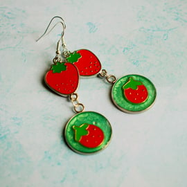 Strawberry Dangle Earrings