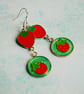 Strawberry Dangle Earrings - Image 1