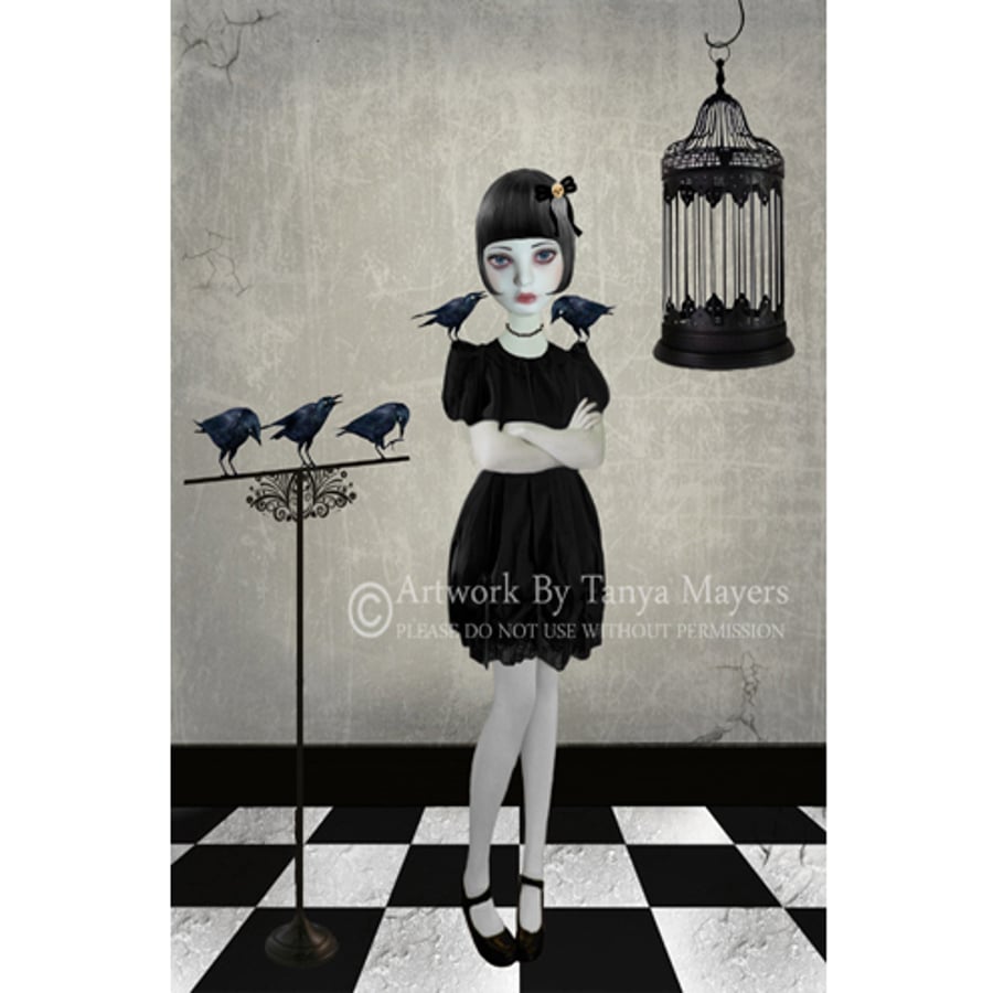 Buy One Get One Free Gothic Art Print Companions