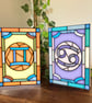 Stained Glass Effect Zodiac Cards - Image 2