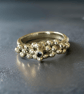 Organic Silver Droplet Ring with Zirconia - Image 5