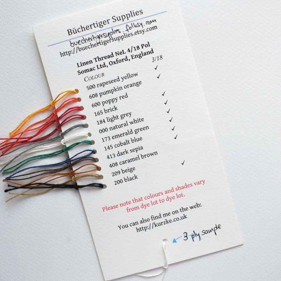 Somac Size and Sample Chart