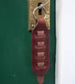 Plain brown leather key fob - Image 1