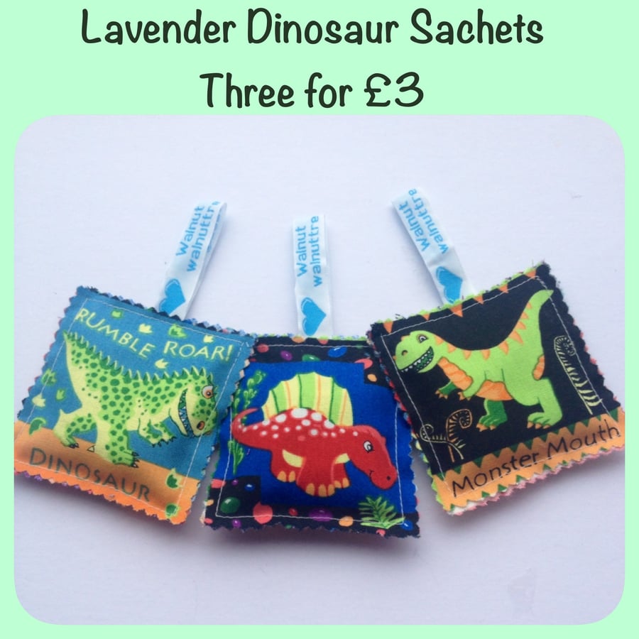 Lavender Dinosaur Sachets