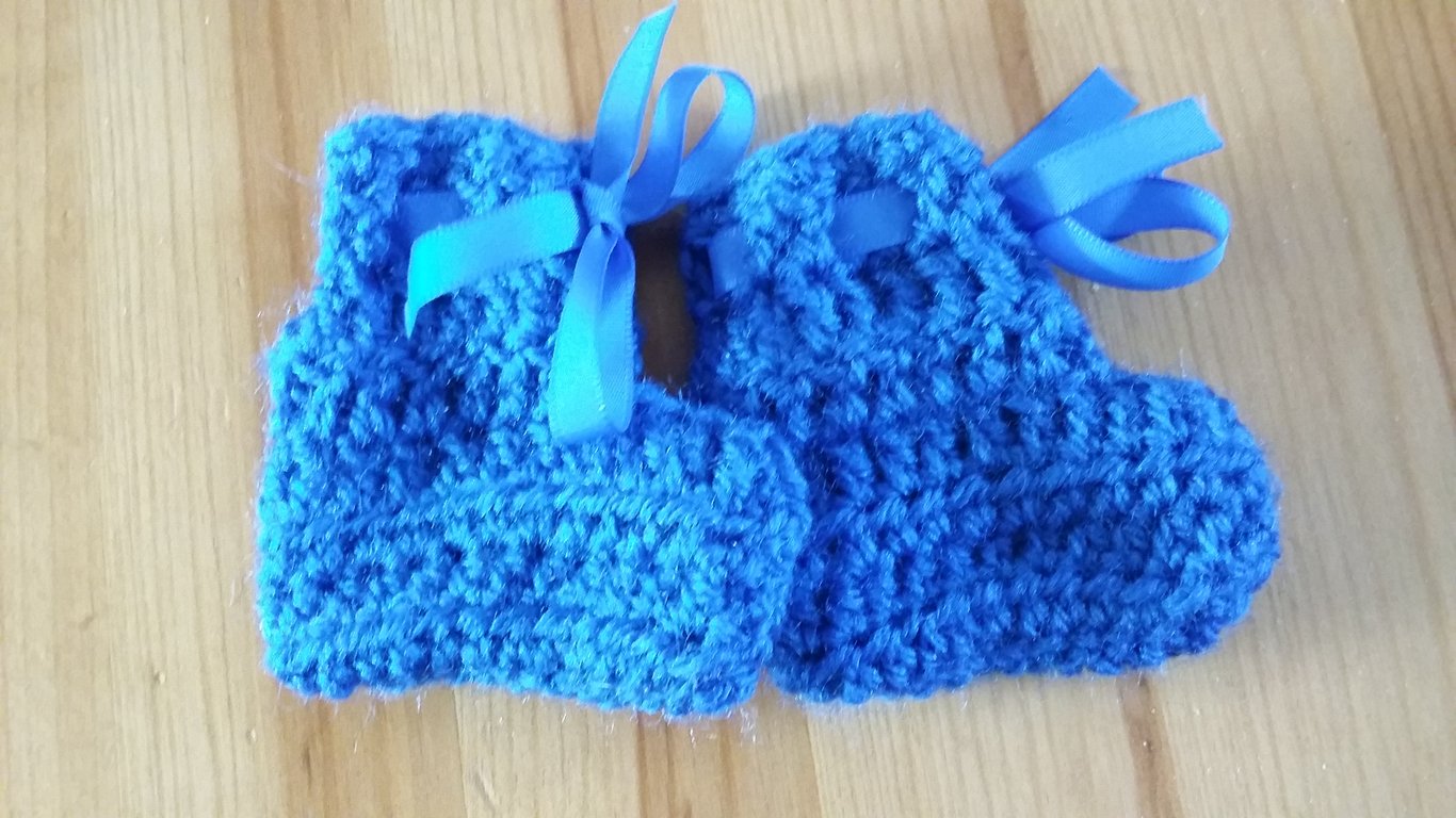 Premature and New Born Baby bootees made to order