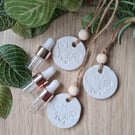 Bee design essential oil diffusers clay hanging decorations set of 3 home decor