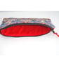 Pencil Case Liberty Fabric Ianthe Red Art Deco Nouveau - Image 4