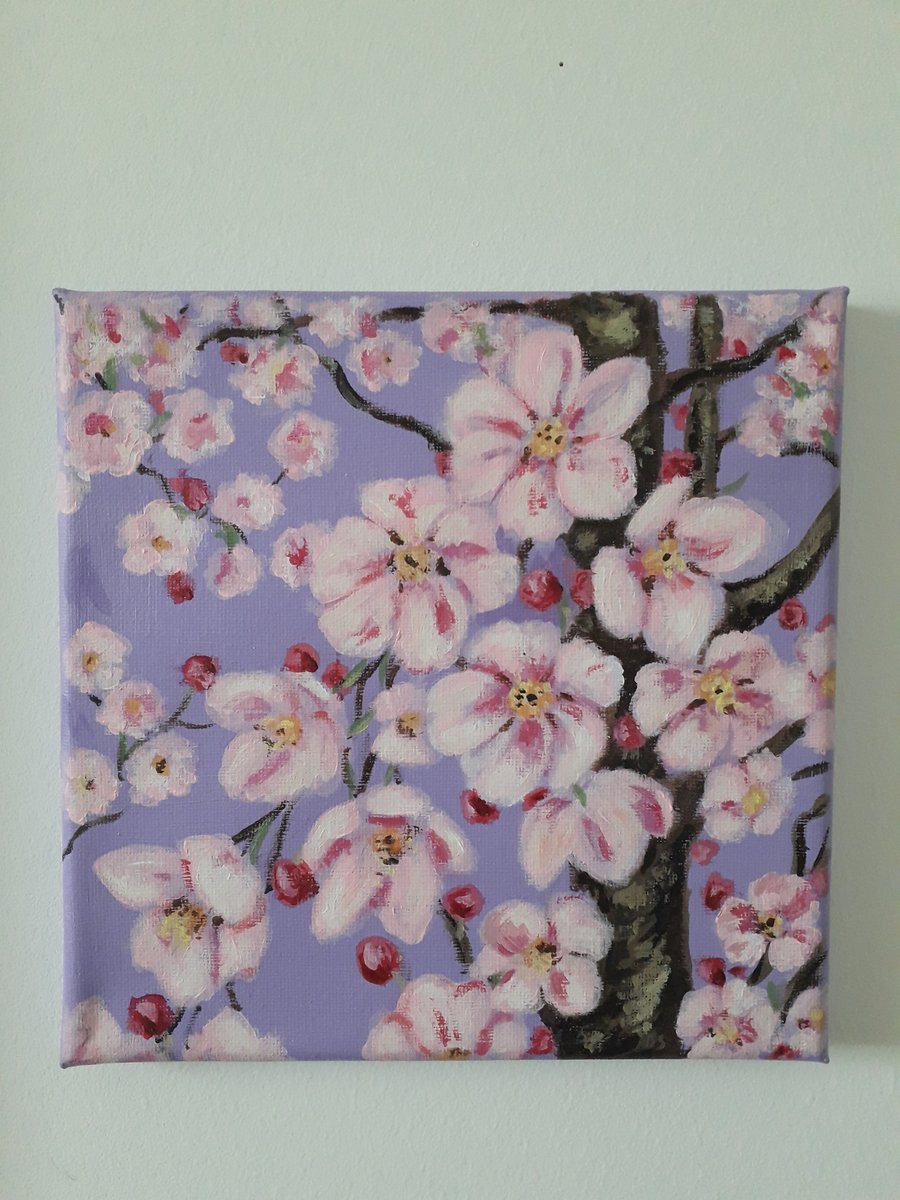 'Can't wait for the blossom' original painting