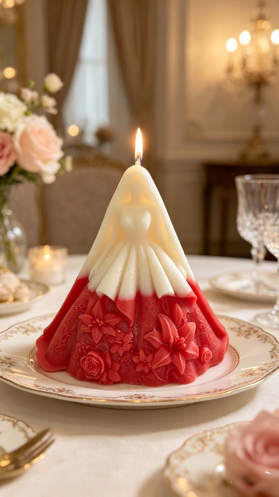 Blossom Gown Candle - A Touch of Elegance