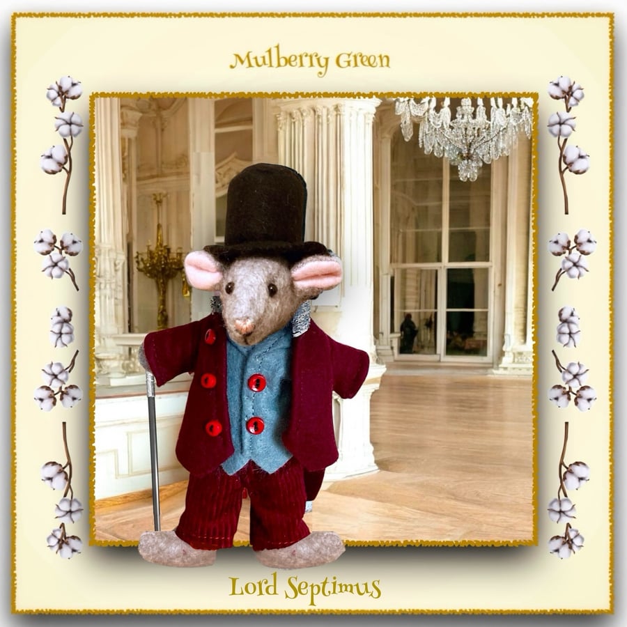 Reserved for Natalie - Lord Septimus Tarragon - a Mousehole Manor Little Nipper 