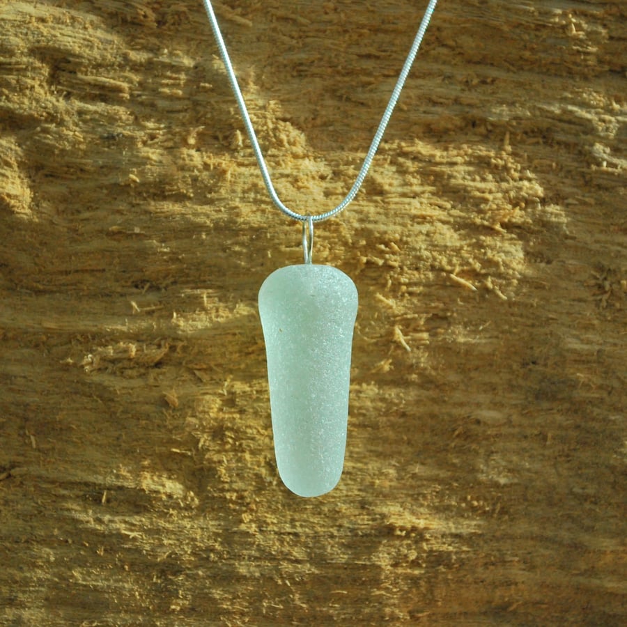 Rare sea glass pendant
