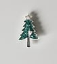 Special Order for Carole - 'Christmas Tree' - Handmade Brooch - Image 2
