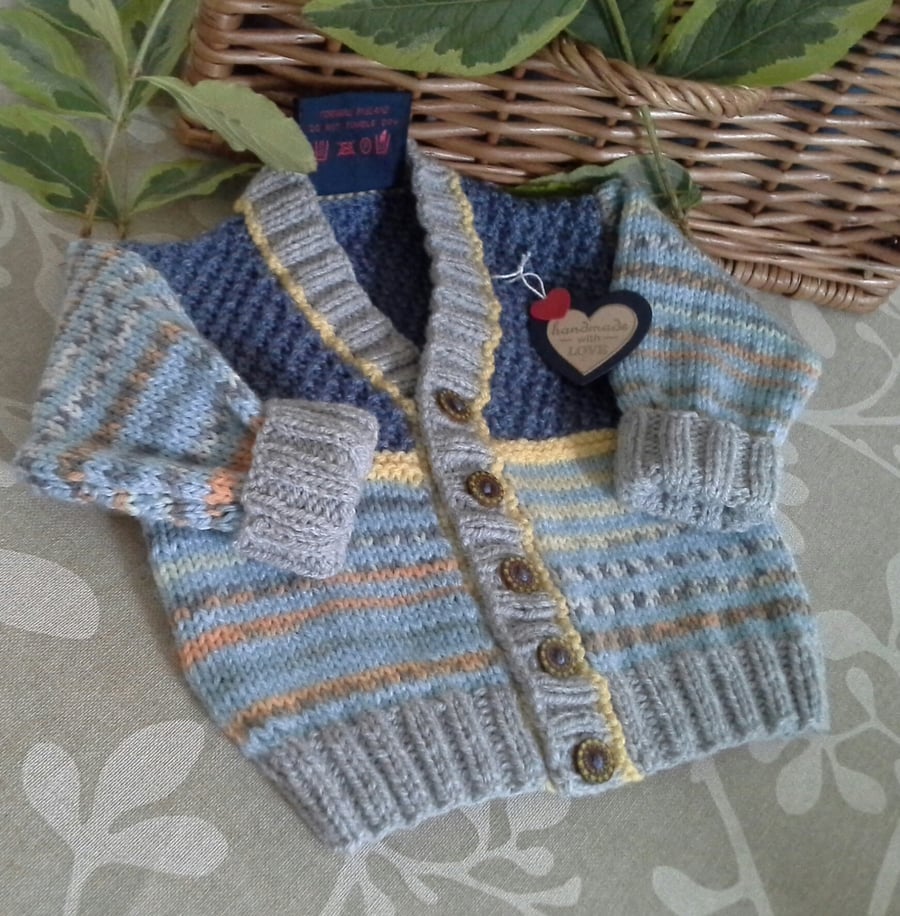 Baby Boys Cardigan  0-6 months size