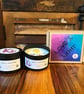 Neroli Portofino scented soy candle in a black tin