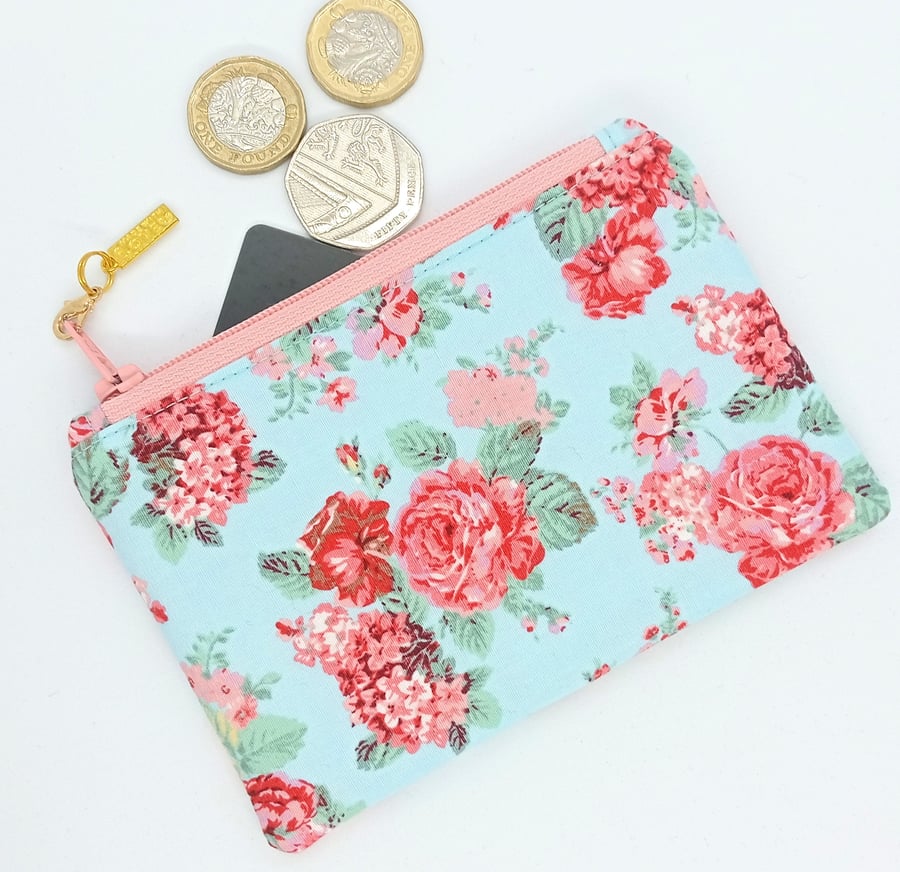 Roses coin purse NO POSTAGE 460KF
