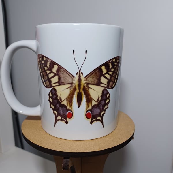 Swallowtail Butterfly Insects Mug 11oz for Wildlife lover, Nature Nerd 