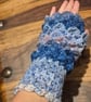 Dragon scale handwarmers Fingerless gloves