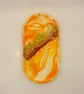 Eco resin oval trinket tray