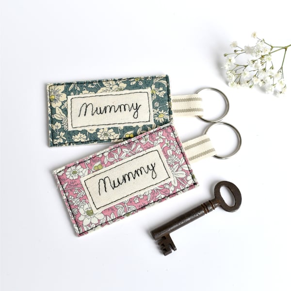 Mummy key ring, mummy keyring, personalised keyring, mother's day gift