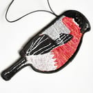 Bullfinch Embroidered Hanging Decoration 