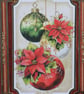 Three Baubles Christmas card - Image 2