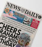 Personalised Birthday Gift Newspaper - Image 3