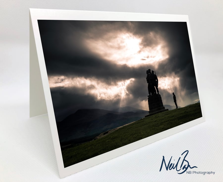Commando Memorial Spean Bridge - Scotland Greeting Card by Neil Barr