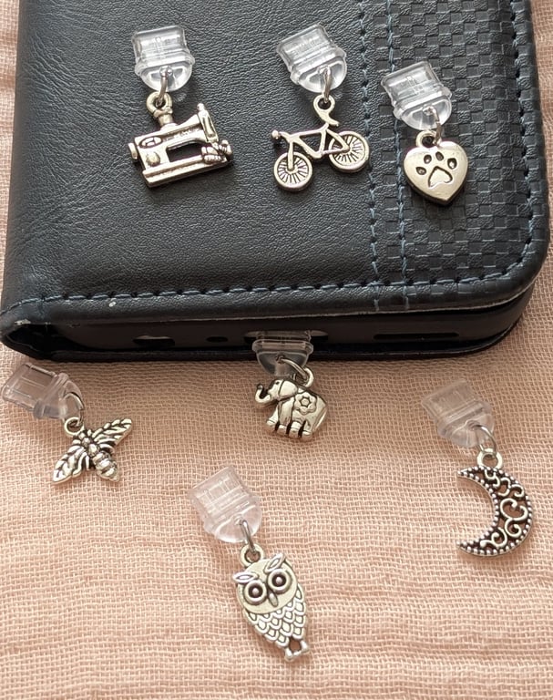 Dust Plug Charm for Mobile Phone, Tablet, Laptop: Type USB-C